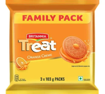 Britannia Treat Orange Creme Biscuit 95g